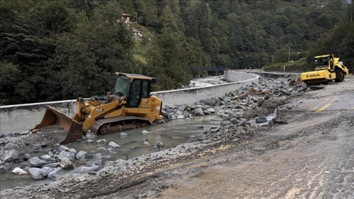 AFAD'dan Doğu Karadeniz'deki yağışların ardından yapılan çalışmalara ilişkin açıklama