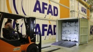 AFAD depremzedeler ile Suriye sınırına 10 tır çadır gönderdi