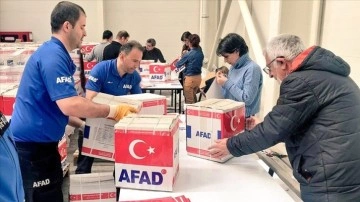 AFAD Ukrayna'ya iki tır insani yardım malzemesi daha gönderdi