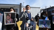 Ailelerinden haber alamayan Uygur Türkleri, Çin&#039;in Ankara Büyükelçiliği önünde eylem yaptı