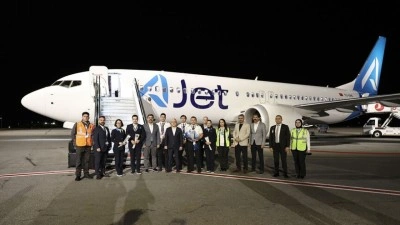 AJet'in Sivas-K&ouml;ln u&ccedil;ak seferleri başladı