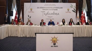 AK Parti 28. Dönem Kadın Milletvekilleri Tanışma ve İstişare Toplantısı düzenlendi