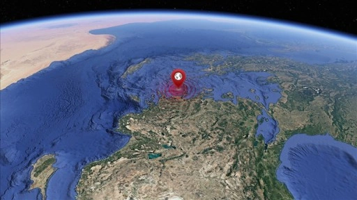 Akdeniz'de 5,8 büyüklüğünde deprem