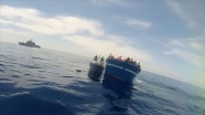 Akdeniz&#039;de göçmen faciasının eşiğinden dönüldü