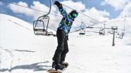 'Akdeniz'in kayak merkezi' Yedikuyular'da sezon uzadı