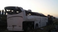 Aksaray'da yolcu otobüsü devrildi: 5 ölü