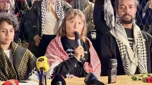 Aktivist Thunberg, İsrail'de kaldıkları süreçte temiz suya erişemediklerini söyledi