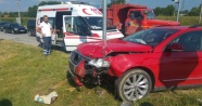 Akyazı’da trafik kazası: 3’ü çocuk toplam 4 yaralı