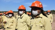 'Alev savaşçıları' olası yangınlara karşı yarışmalarla form tutuyor