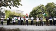 Almanya’da bir grup Filistinli BAE-İsrail normalleşme anlaşmasını protesto etti