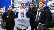 Almanya'da PKK tarafından kaçırılan genç kızın annesi Maide T. ikinci eylemini yaptı