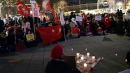 Almanya'da teröre karşı sessiz çığlık protestosu yapıldı