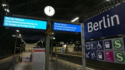 Almanya'da tren seferleri normale d&ouml;nd&uuml;