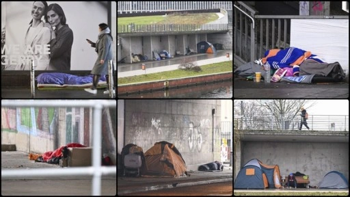 Almanya'da yaklaşık 50 bin evsiz sokaklarda yaşam mücadelesi veriyor