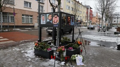 Almanya'daki ırk&ccedil;ı ter&ouml;r saldırısında hayatını yitirenler 6. yılında Hanau'da anıldı