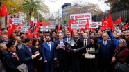 Almanya'nın Ankara Büyükelçiliği önünde protesto