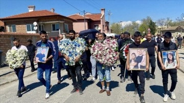 Almanya'da kundaklama sonucu çıkan yangında ölen 4 Türk, Bulgaristan'da son yolculuğuna uğ