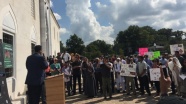 Amerika Diyanet Merkezinde Arakan'a destek gösterisi