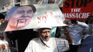 Amerikalı Müslümanlar New York'ta Myanmar'ı protesto etti