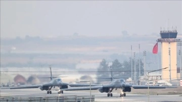 Amerikan B-1B Lancers uçakları eğitim görevi için İncirlik Hava Üssü'ne geldi