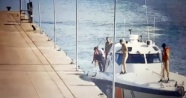 Amirallerin Donanma’dan kaçma anı kameralara yakalandı