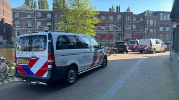 Amsterdam Üniversitesi'ndeki Filistin'e destek gösterisinde yaklaşık 125 kişi gözaltına al