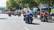 Ankara&#039;da 400 motosiklet tutkunu gaziler için turladı
