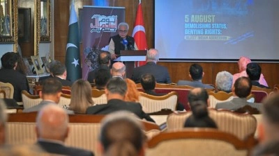 Ankara'da "Keşmir S&ouml;m&uuml;r&uuml; G&uuml;n&uuml;" adlı program d&uuml;zenlendi