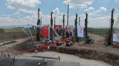 Ankara'da kurulacak T&uuml;rk Kızılay Prot&uuml;rk Plazma İla&ccedil; Tesisi'nin temeli atıldı