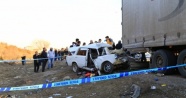 Ankara'da otomobil, tıra arkadan çarptı: 1 ölü, 2 ağır yaralı