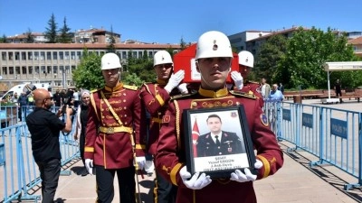 Ankara'da trafik kazasında şehit olan Jandarma Astsubay &Uuml;st&ccedil;avuş Erg&uuml;n, Kırıkkale'de son y