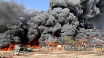 Ankara İvedik OSB'de yangın çıktı