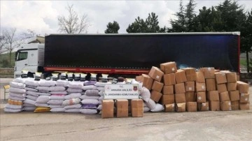 Ankara'da 10,5 ton kaçak tütün ele geçirildi