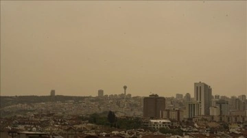 Ankara'da toz taşınımının cuma gece saatlerine kadar görülmesi bekleniyor
