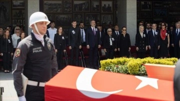 Ankara'da Türkiye'nin Lizbon Büyükelçisi Karagöz için tören düzenlendi
