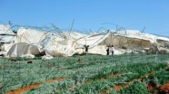 Antalya'da hortum 200 dekar sera alanına zarar verdi