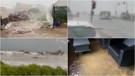 Antalya'da sağanak hayatı olumsuz etkiledi