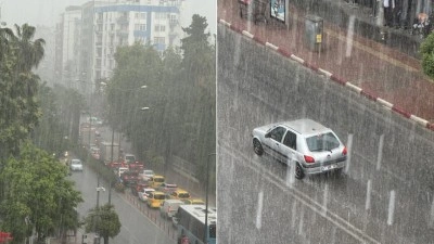 Antalya'da sağanak ve dolu etkili oldu