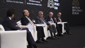 Antalya Diplomasi Forumu'nda Ortadoğu'daki güvenlik sorunları ele alındı