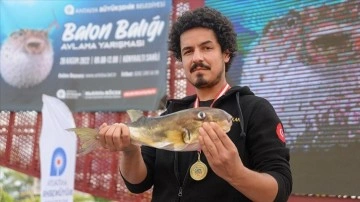Antalya'da balon balığı avlama yarışması düzenlendi