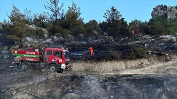 Antalya'da çıkan orman yangını söndürüldü