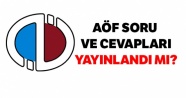 AÖF 13 Ocak soru ve cevapları yayınlandı mı? Sonuçlar ne zaman açıklanacak