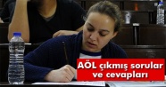 AÖL çıkmış sorular ve cevapları | Açık Öğretim Lisesi çıkmış sorular çöz