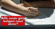 AÖL sınav giriş belgesi alma | AÖL 2.dönem sonu sınavları giriş belgesi