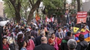 Arjantin&#039;de PKK yandaşları Ermeni gruplarla gösteri düzenledi