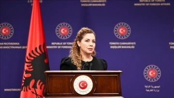 Arnavutluk Dışişleri Bakanı Xhaçka: Zor anlarımızda Türkiye'nin desteğinden ötürü minnettarız