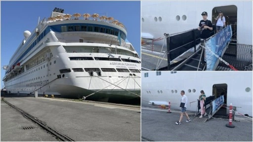 "Astoria Grande" kruvaziyeri 947 yolcusuyla Trabzon'a geldi