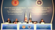 Asya Parlamenter Asamblesi 12. Genel Kurulu Antalya'da devam ediyor