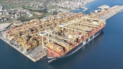 Asyaport'ta Gemi Elektrik Besleme Tesisi'yle 5 bin ton karbondioksit emisyonu &ouml;nlendi