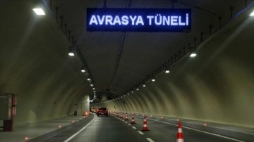 Avrasya Tüneli bakım nedeniyle trafiğe kapatıldı
